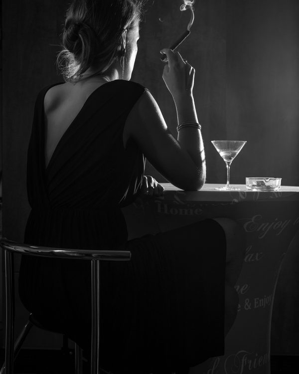 PORTRET-Annette; Avondje uit