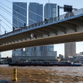 Nieuwe Maas, Erasmusbrug, Rotterdam 17 januari 2015 
